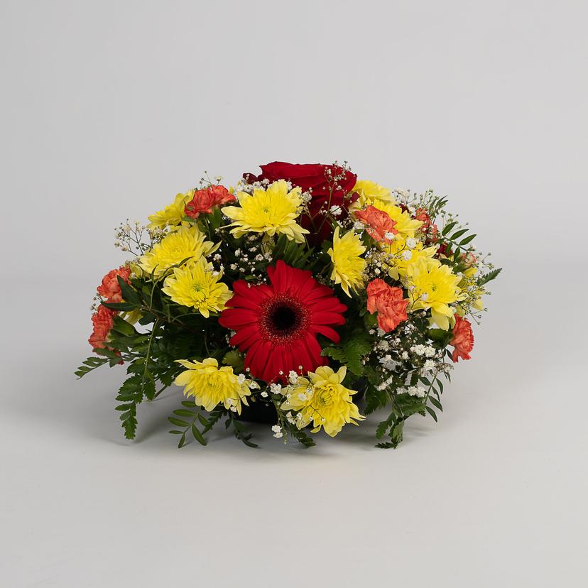 Bright Funeral Posy