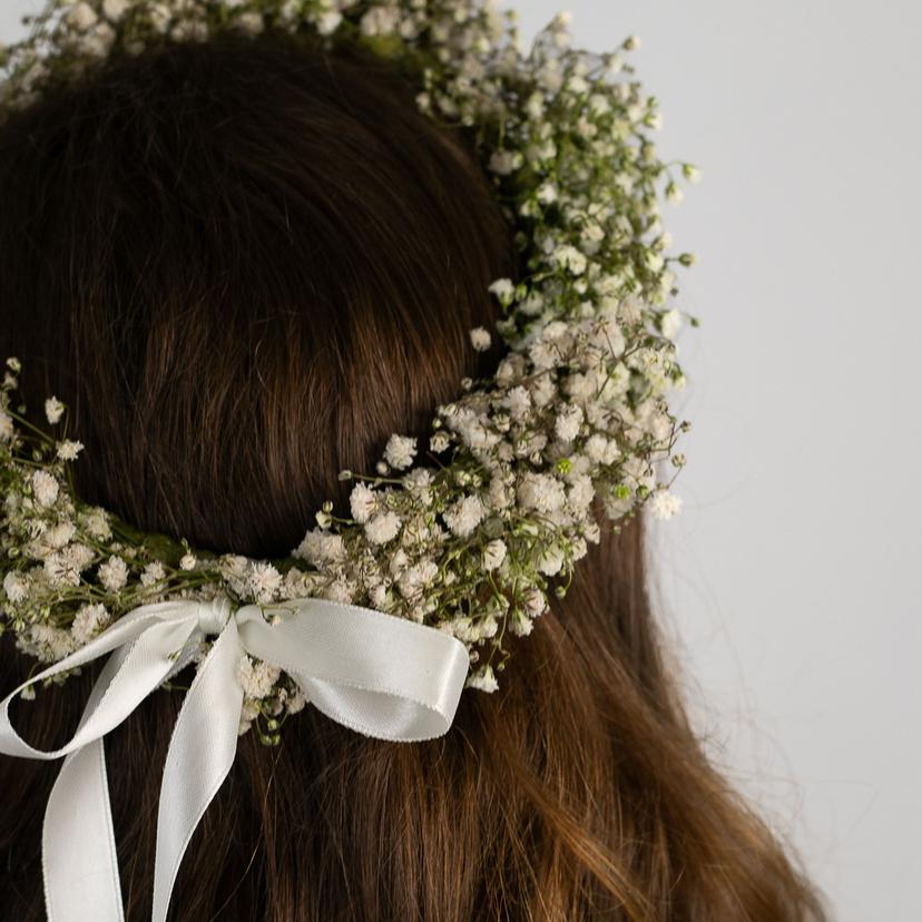 Baby's Breath Flower Crown